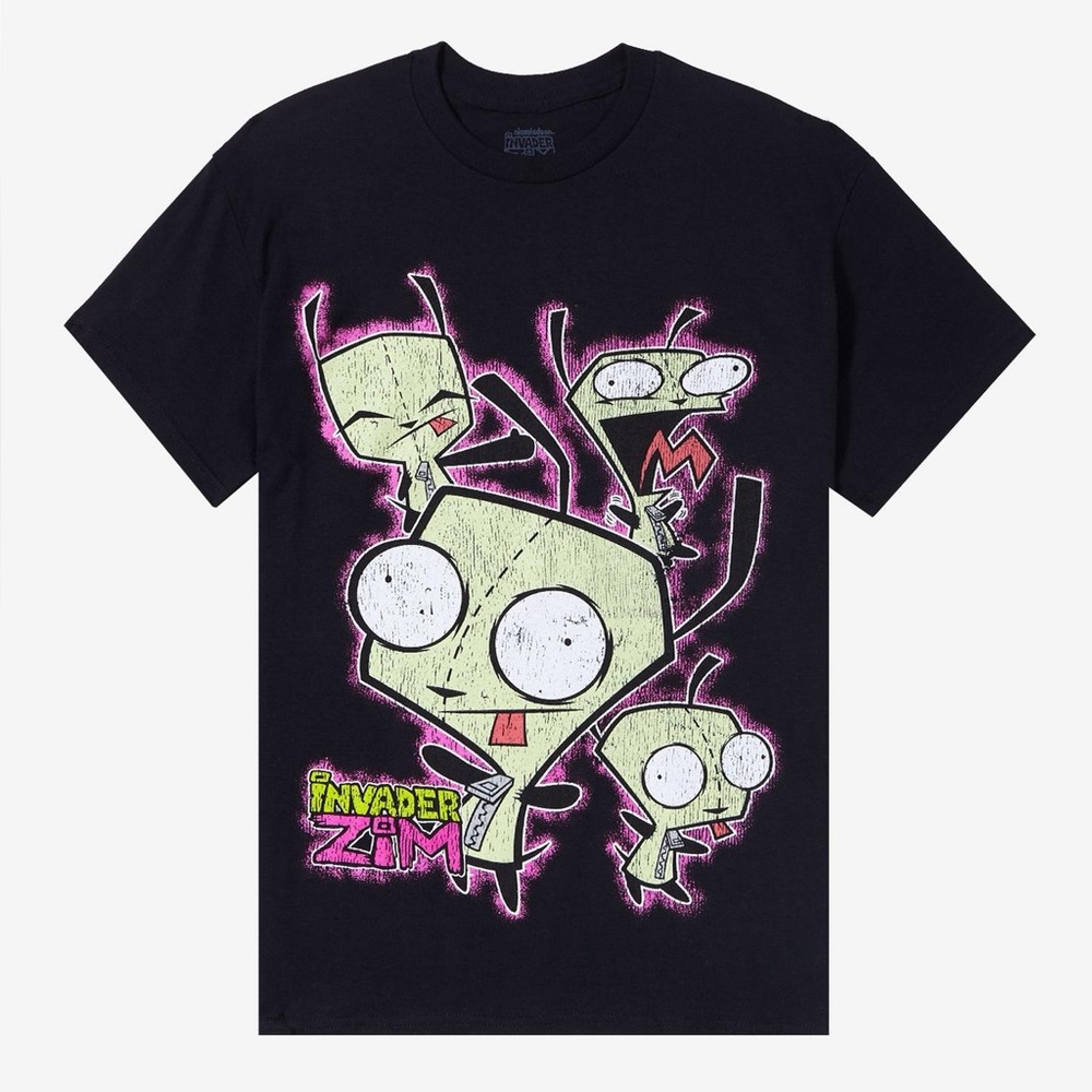 Invader Zim GIR Black Graphic Tee